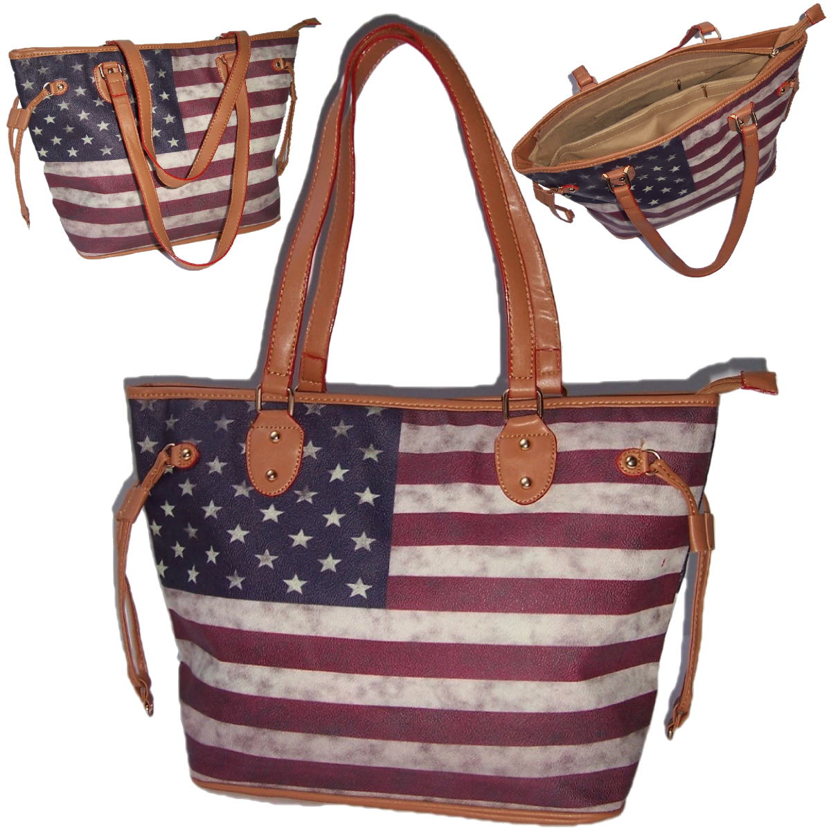 Bowlingtasche-Tasche-Handtasche-Messenger-Geldboerse-Clutch-USA-England-VTa4